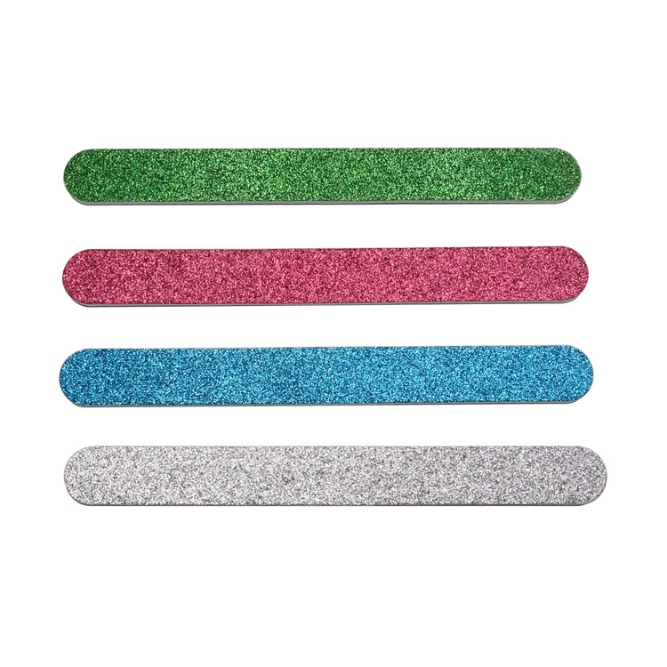 Japan sand paper glitter nail file cheap nail file 100/180